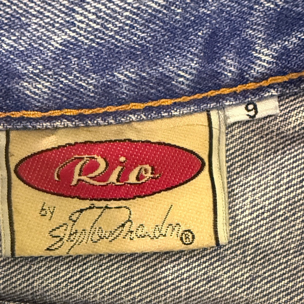 Vintage 80s or 90s Rio by Stephen Mardon women's high-rise acid wash short Sz 9 - Picture 2 of 5